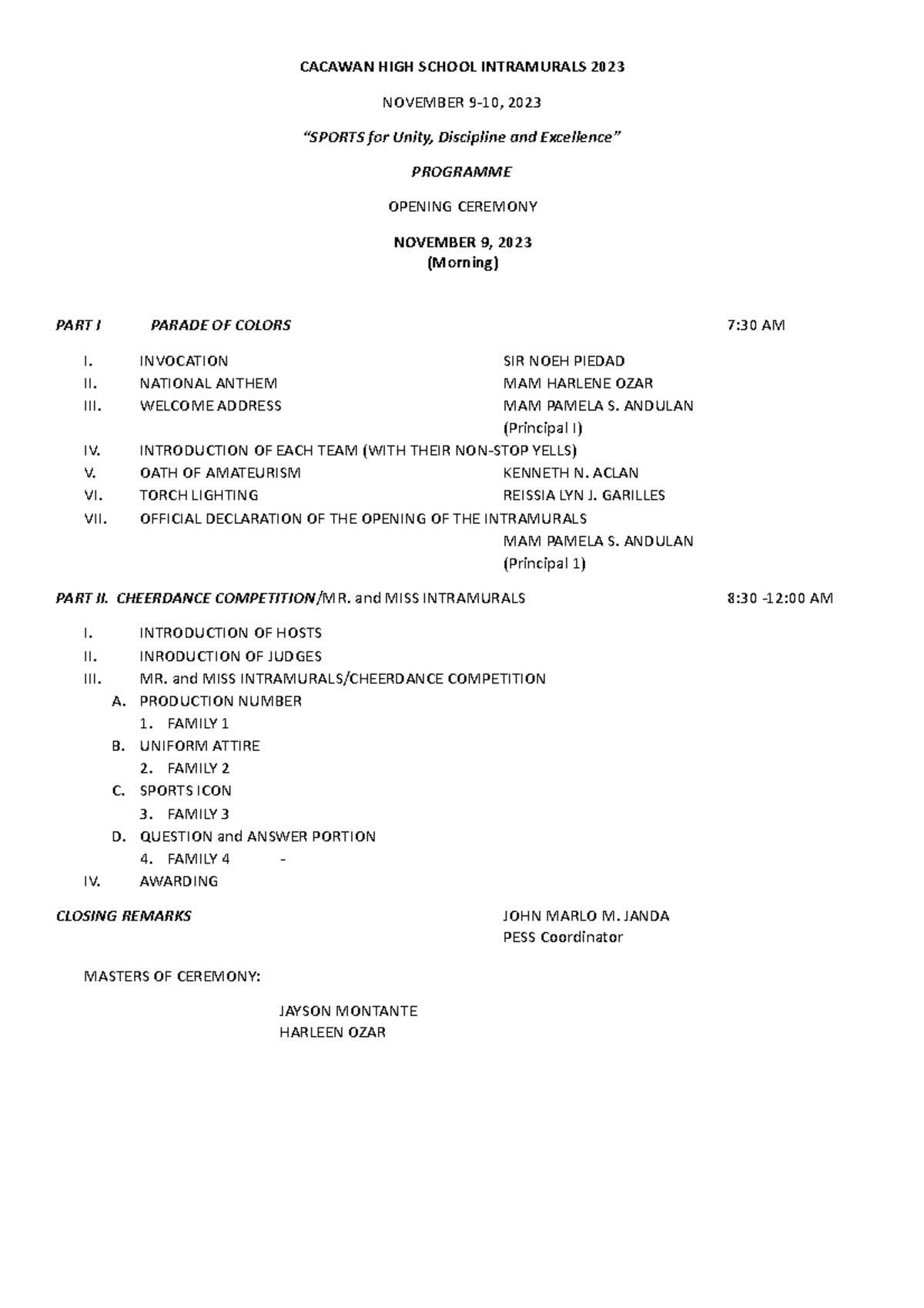 program-these-are-sample-materials-cacawan-high-school-intramurals