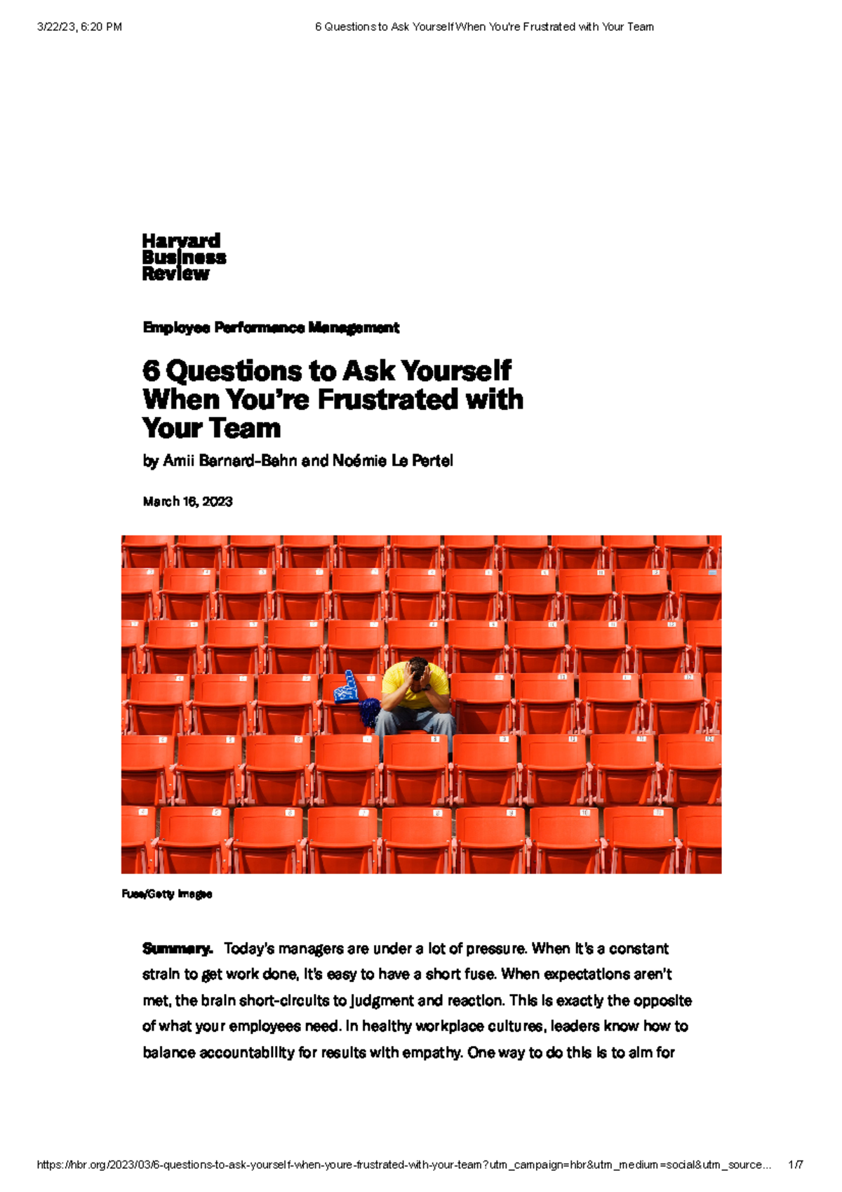 6 Questions to Ask Yourself When You’re Frustrated with Your Team ...