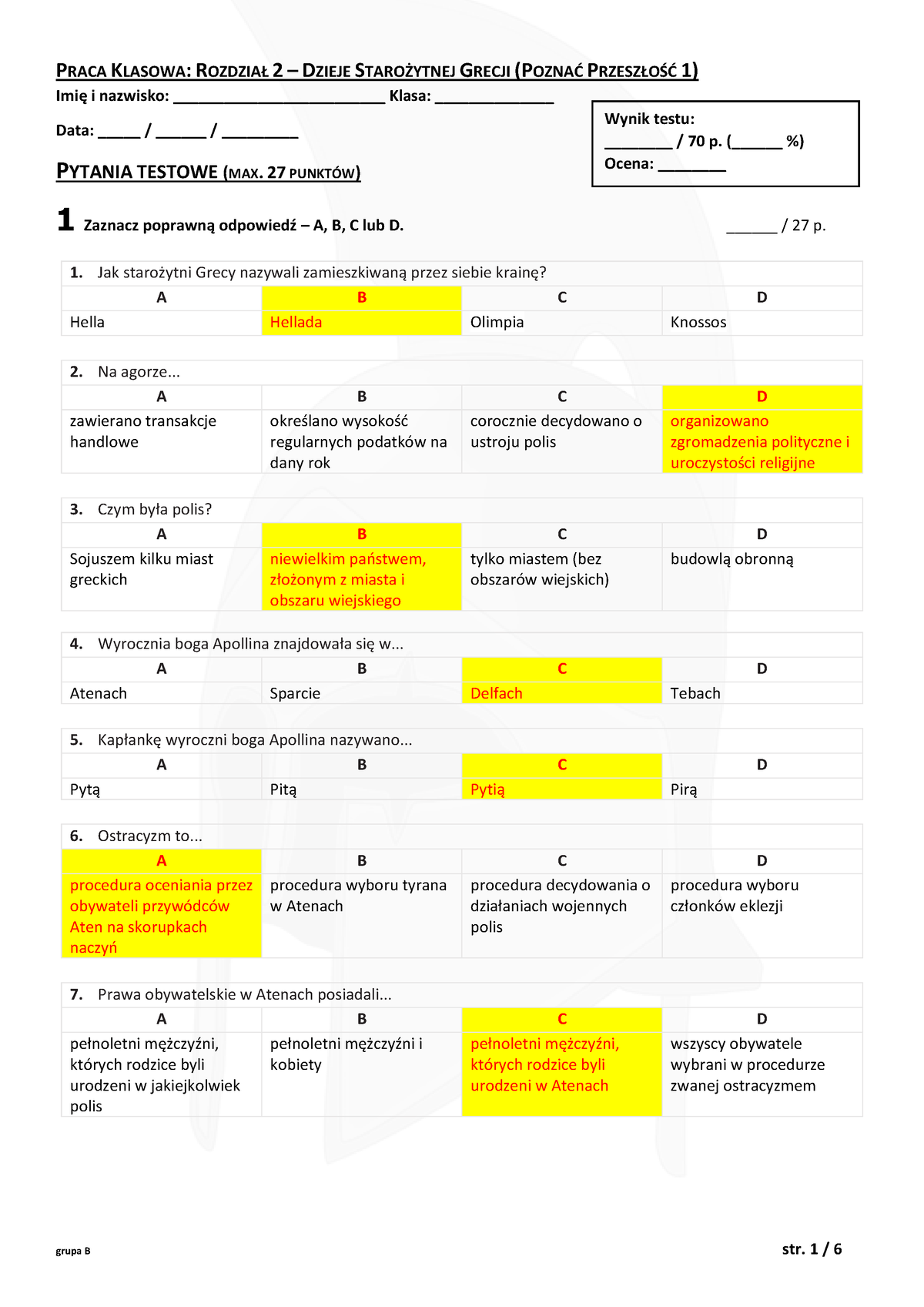 Historia Zakres Podstawowy Liceum Klasa 1 Rozdzial 2 Starozytna Grecja ...