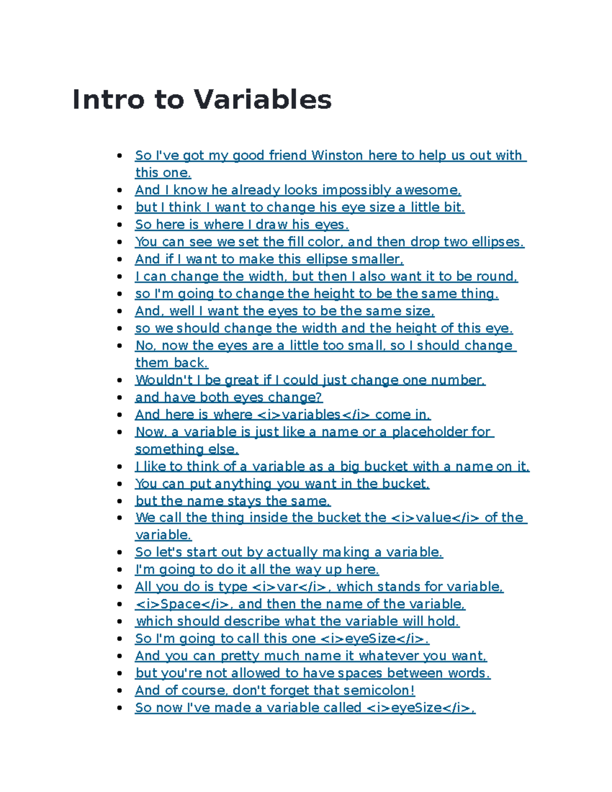 Intro to variables basic statistics for beginners intro to