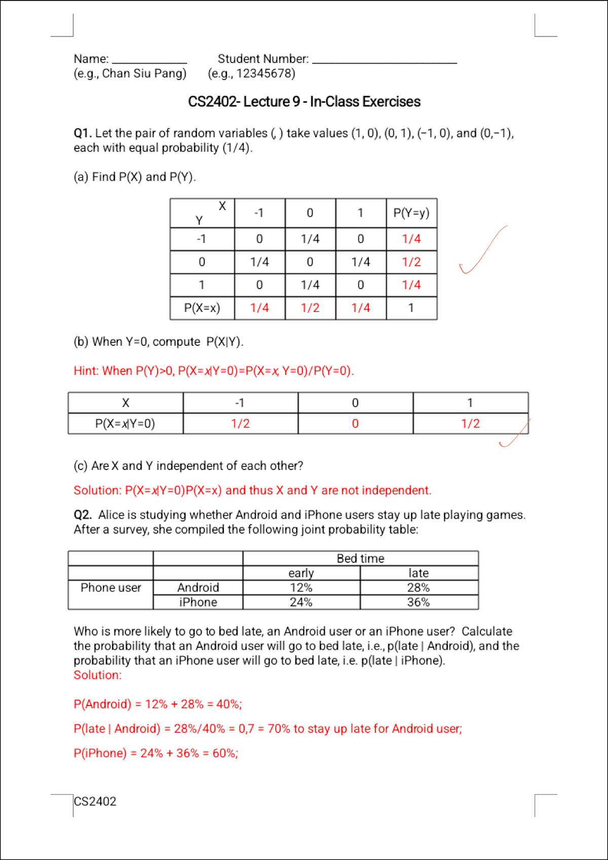 L9 in class exercise solution - Introduction to Computational ...