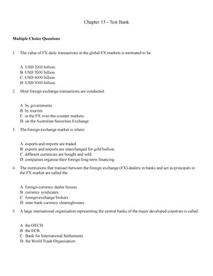 Chapter 09 Test Bank - Chapter 09 - Test Bank Multiple Choice Questions ...