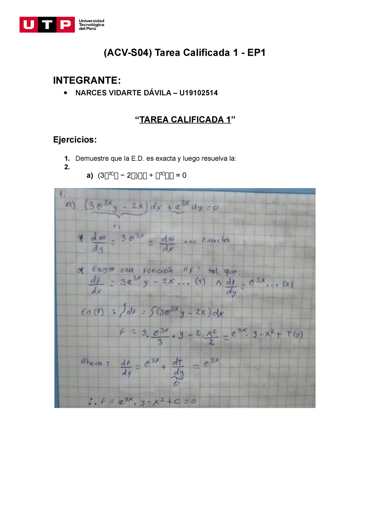 (ACV-S04)Tarea Calificada 1 - EP1 - Calculo Para Toma Decisiones - (ACV ...