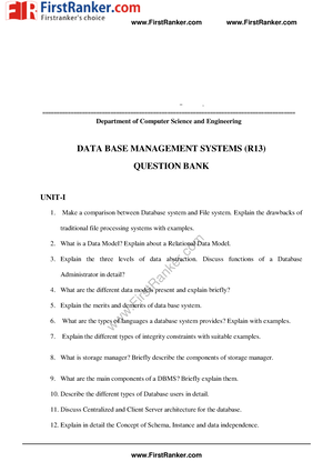 Jntua Jntuh Jntuk B Tech 3 Lab Manuals CSE DBMS Database