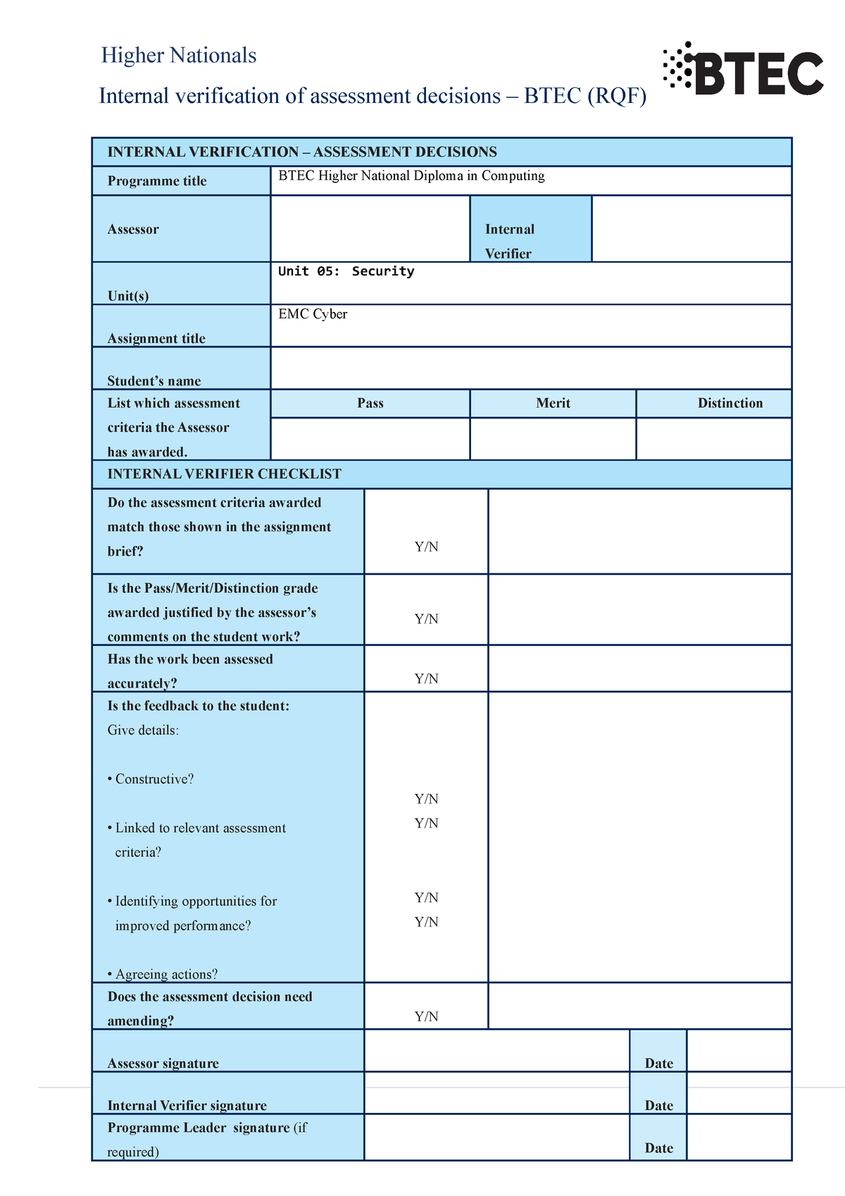 security assignment esoft