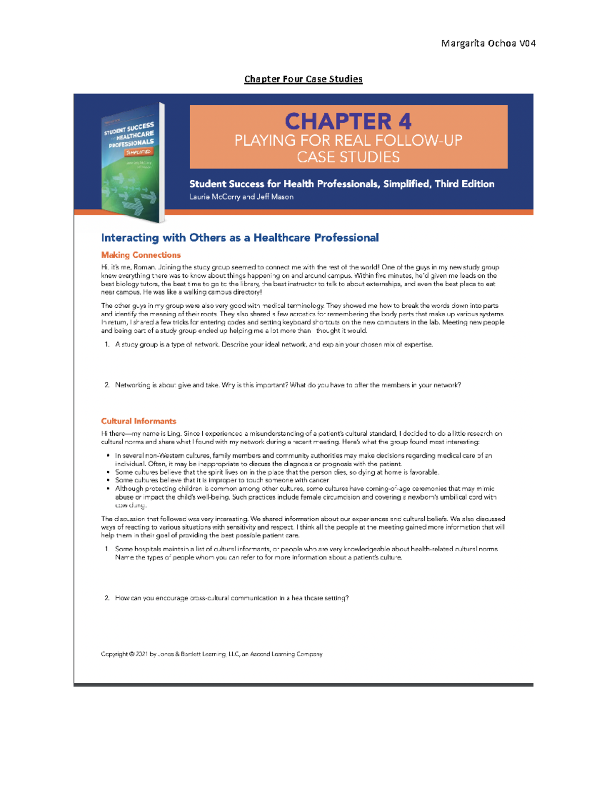 Chapter Four Case Studies - Chapter Four Case Studies Chapter Nine Case ...