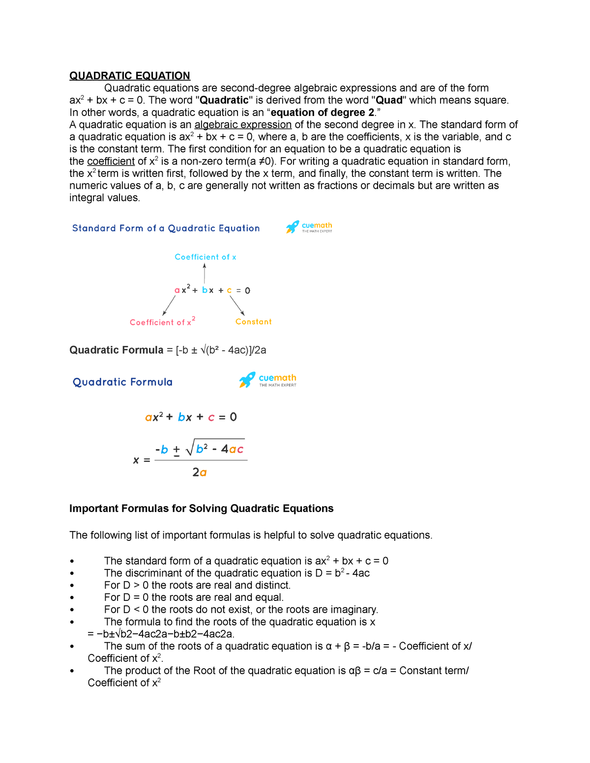 Expression- Term, Factor, Coefficient :Definition and examples - Cuemath