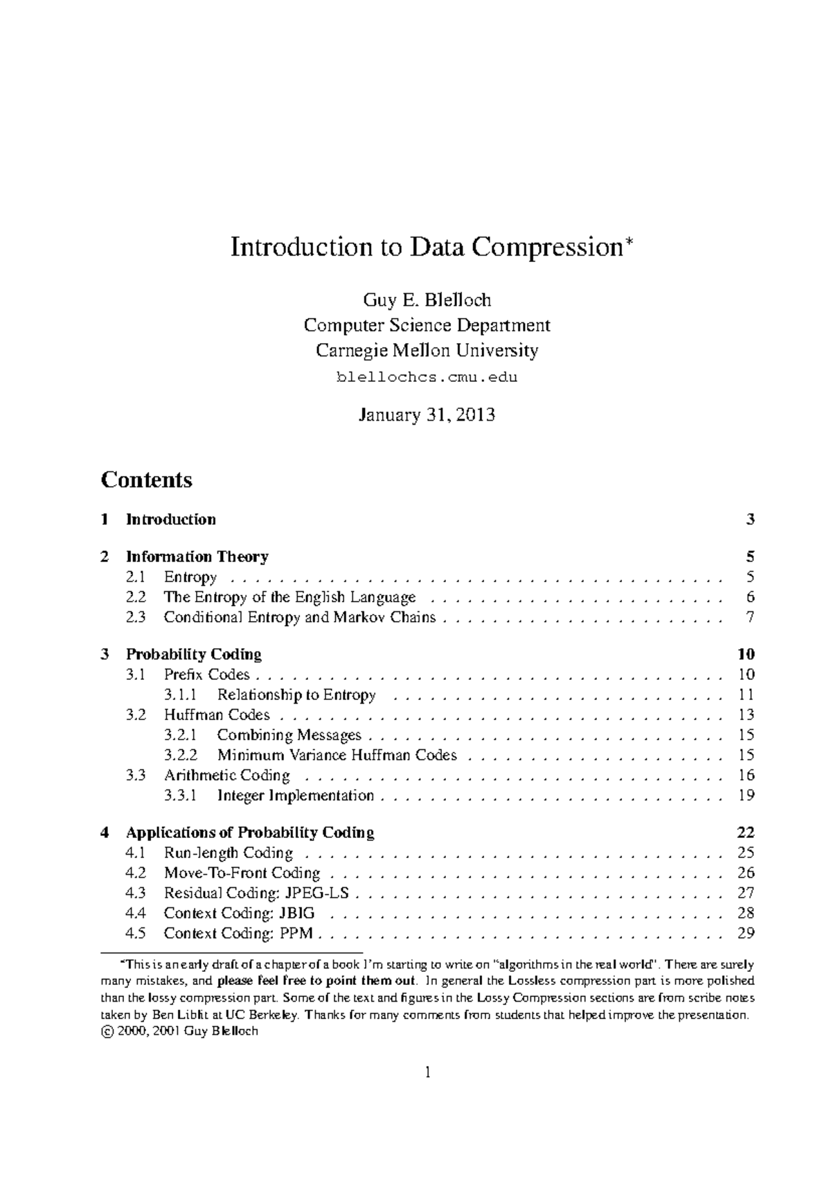 DATA compression in Information Technology - Introduction to Data ...