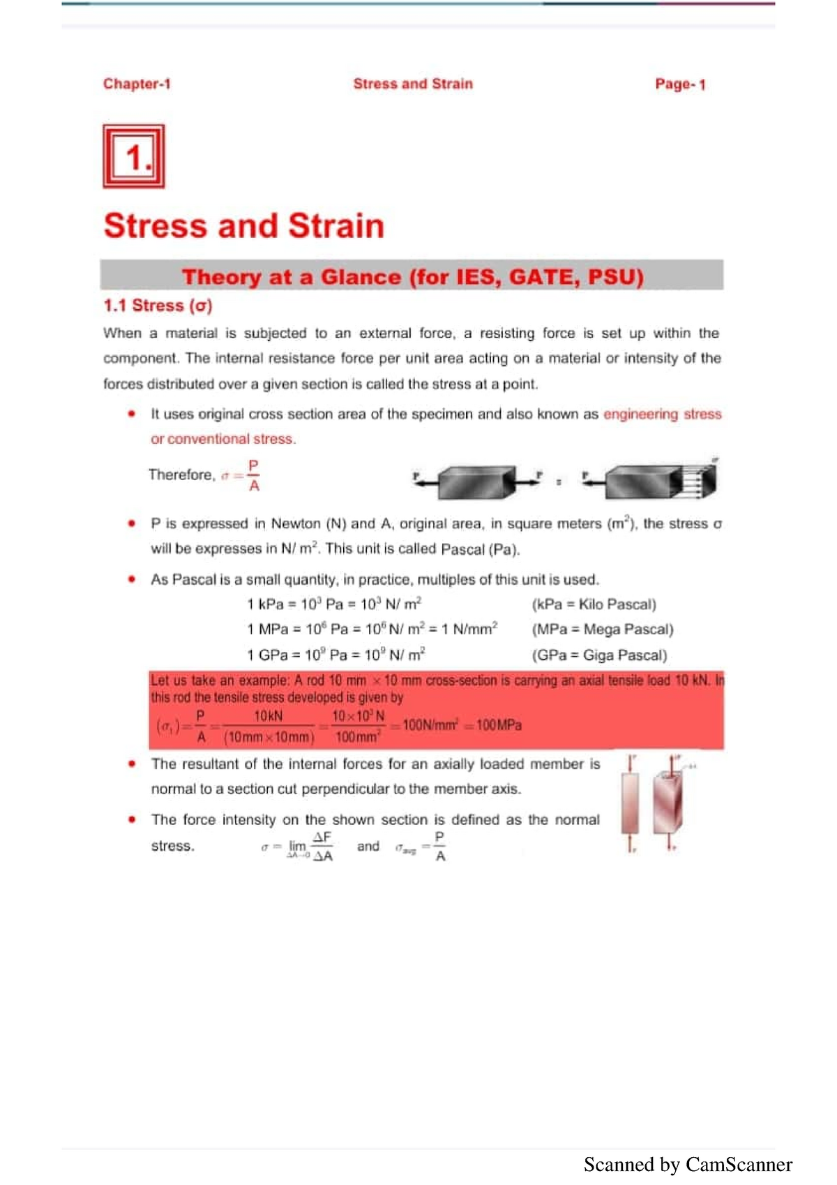 stress and strain thesis statement