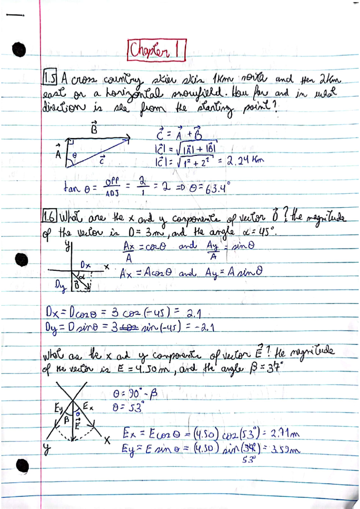 PHY 1 intro - Notes from the chapter 1 recap - PHY2053 - Studocu