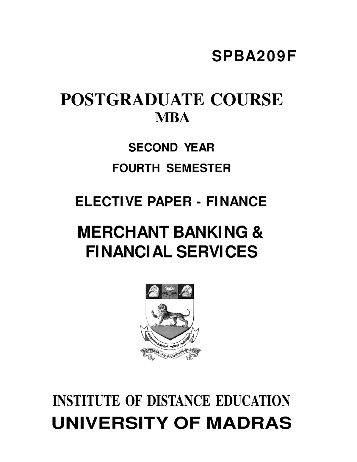 mba 2nd year assignment