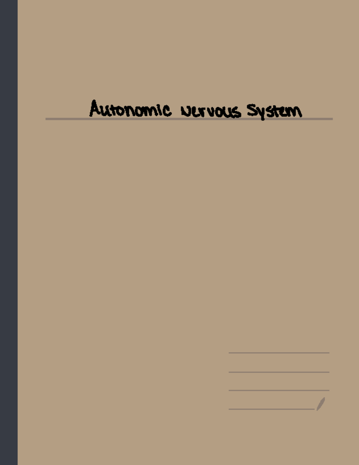 Autonomic Nervous System - Autonomic Nervous system ' 2 Divisions in ...