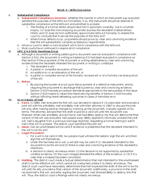 Earth Day Paper 1 - Summary Wills, Estates, And Trusts - Katie Nilsen ...