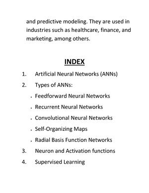 Neural Networks 1-3 - NEURAL NETWORKS Neural Networks Are A Type Of ...