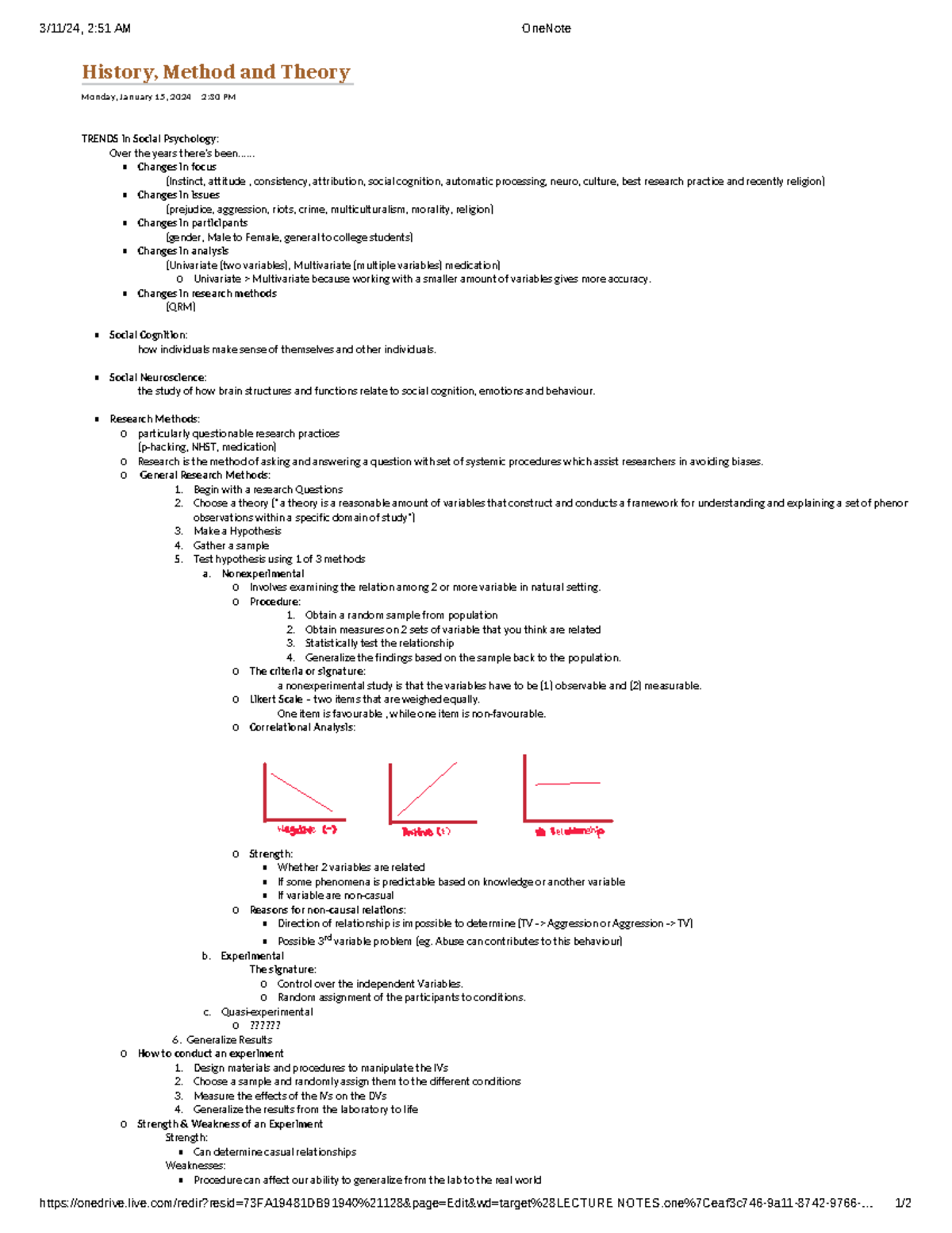 History,Method and Theory - 3/11/24, 2:51 AM OneNote - Studocu
