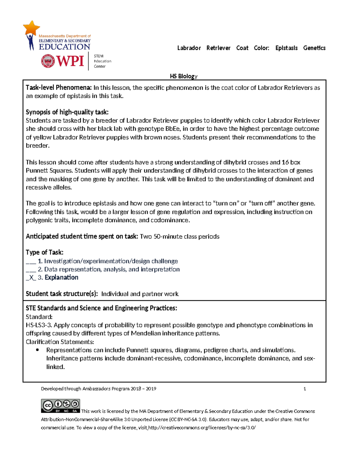 Hs bio labrador retriever Labrador Retriever Coat Color