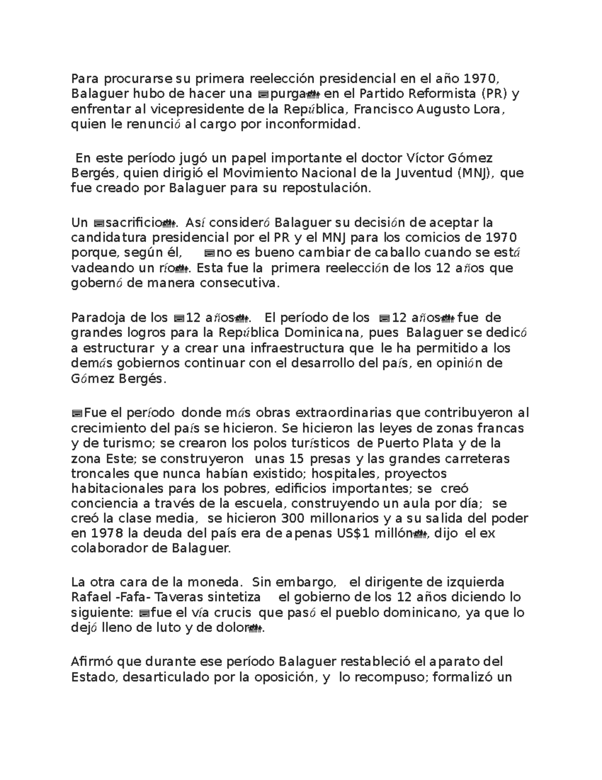 Doce Anos De Balaguer Cuestionario Juan Francisco Martinez A Studocu