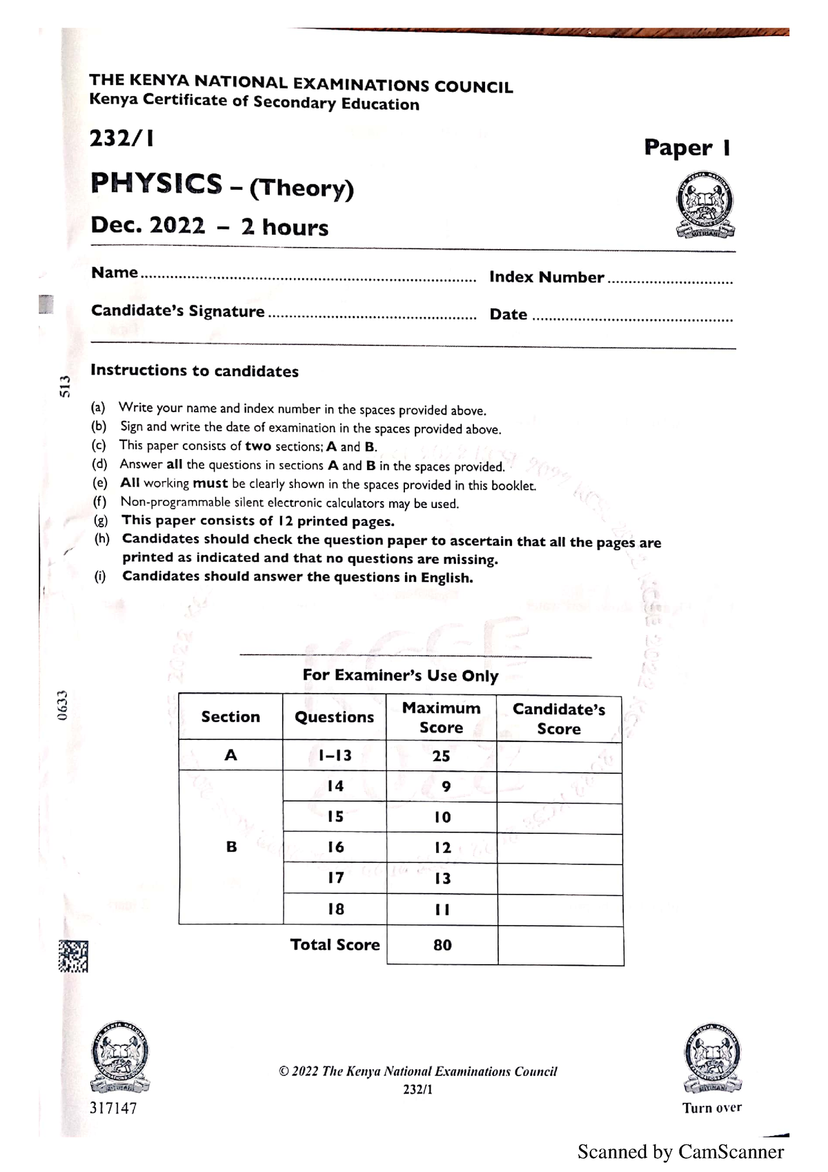 Physics P1 - Physics Techniques - Studocu