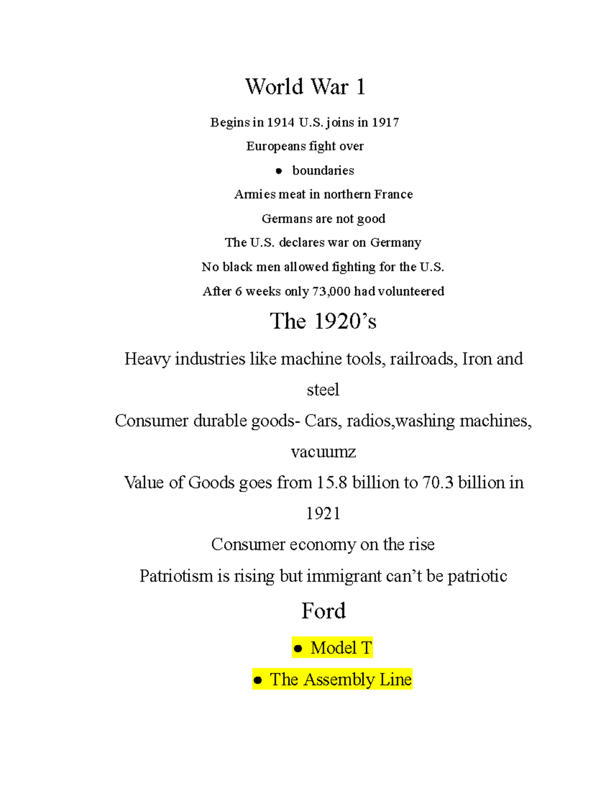 world-war-1-google-docs-world-war-1-begins-in-1914-u-joins-in-1917