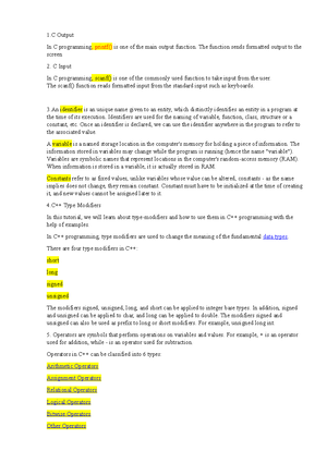 Chapter 1 - COMP SCI - Discovering the “Magic” You can use the ...