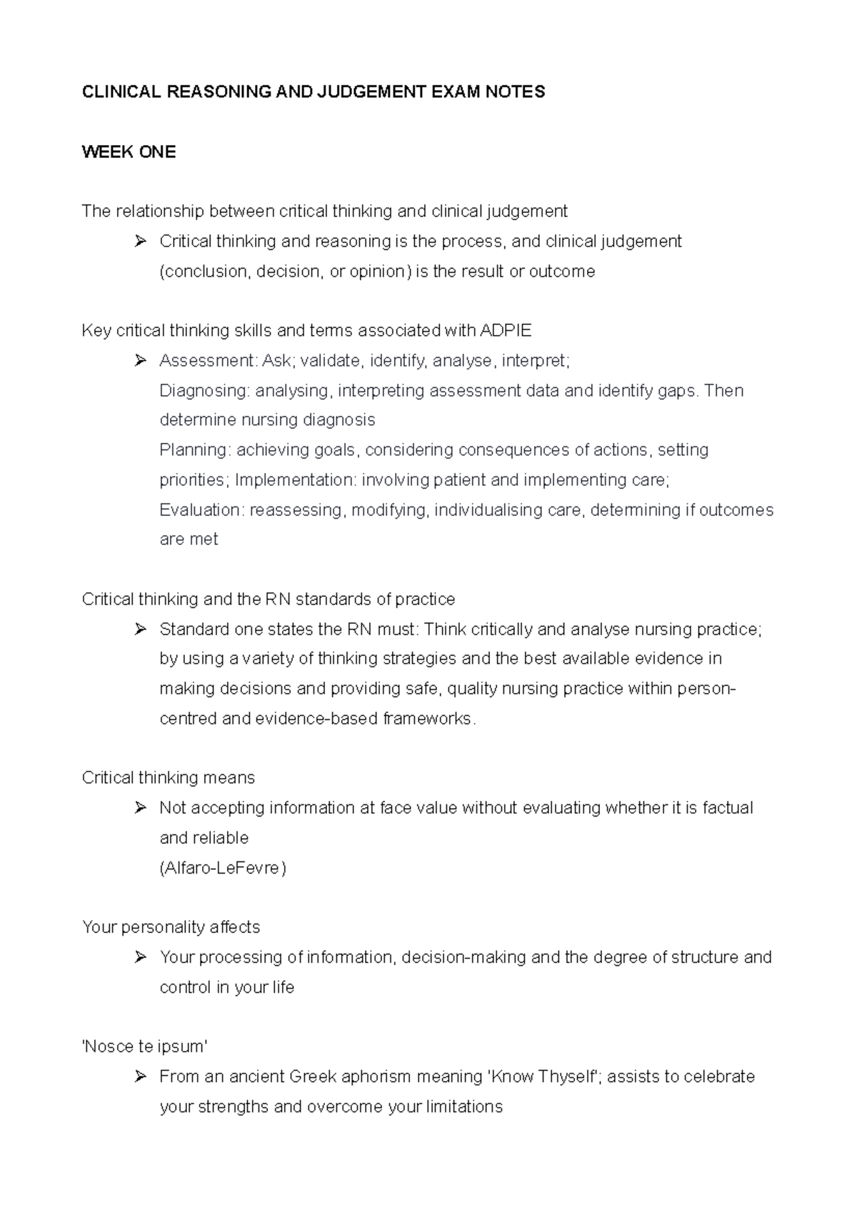 CRJ EXAM Notes - Key points from lectures 1-8, Dr. Benjamin Hay's class ...