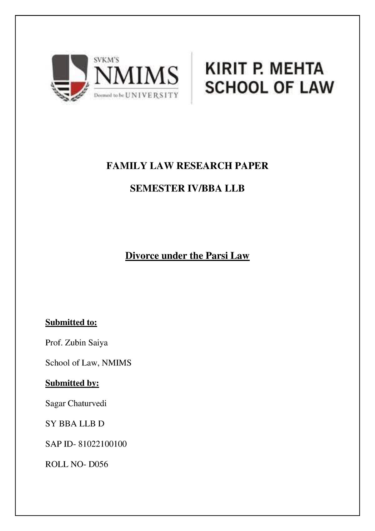 law research paper pdf india
