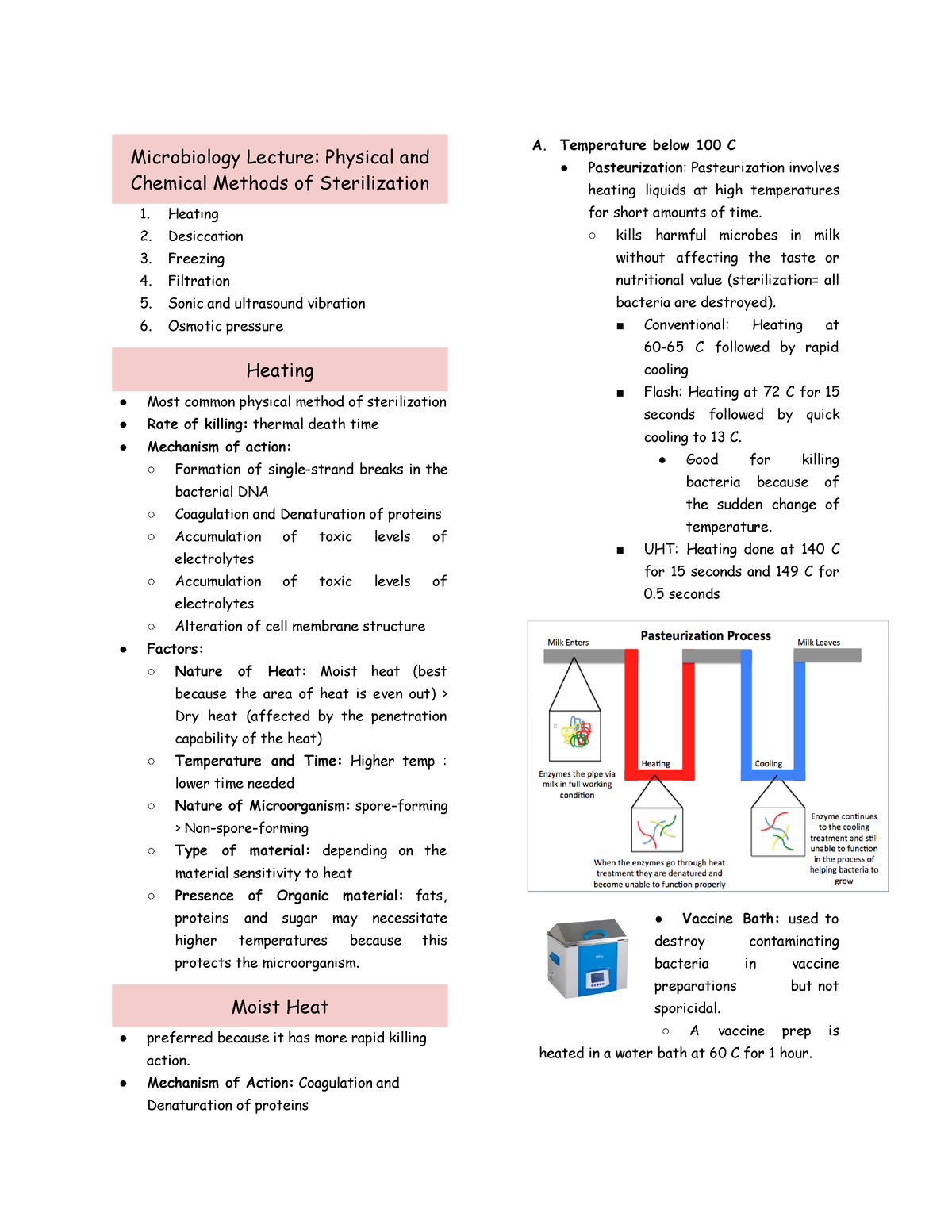 Physical And Chemical Methods Of Sterilization - Microbiology Lecture ...