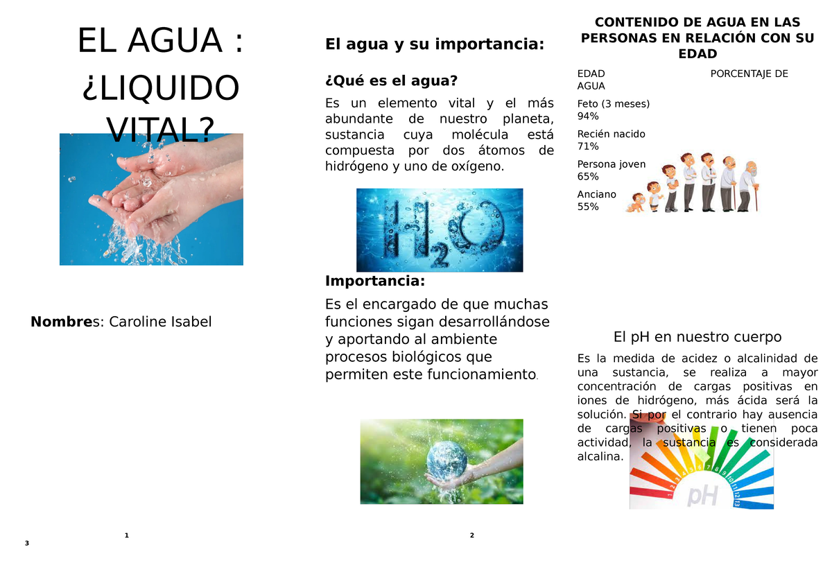 El Agua Liquido Vital Para Una Vida Saludable Agua Sa - vrogue.co