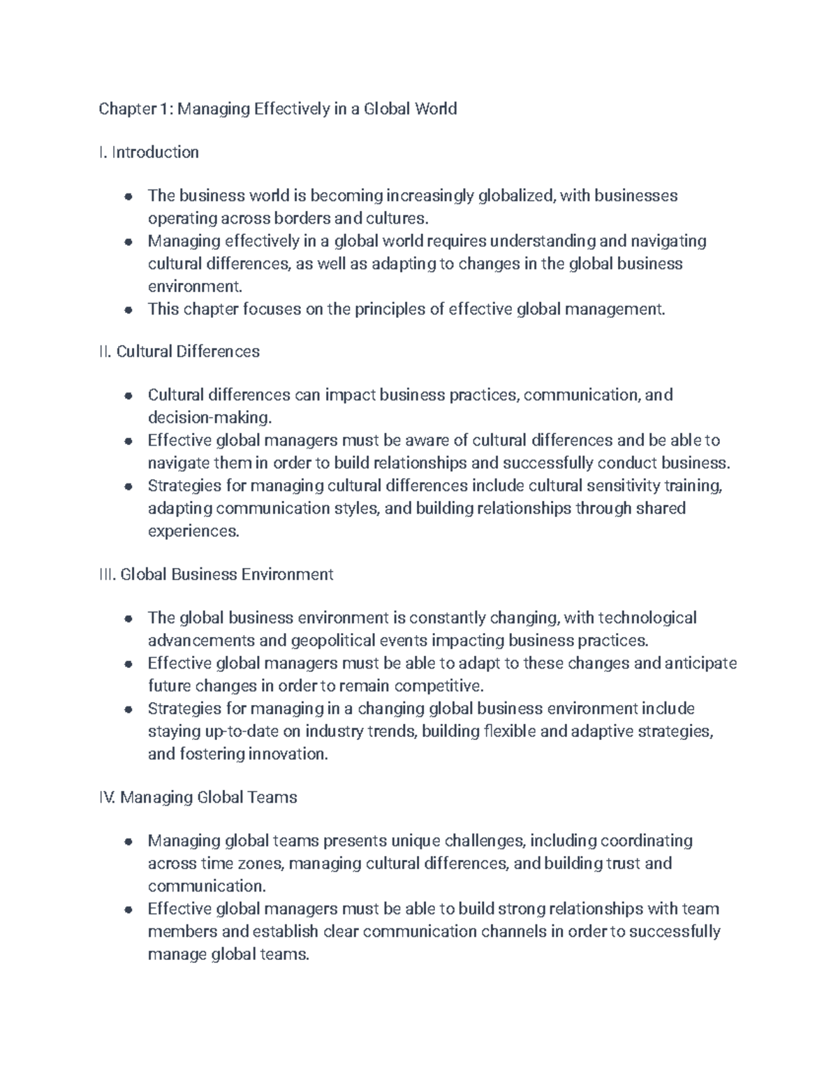 Mng 1 - Principles of management chapter 1 notes - Chapter 1: Managing ...