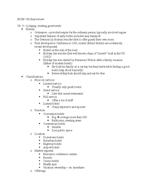 HOSP 180 Beverage Management Chpater 5 - HOSP 180: Beverage Management ...