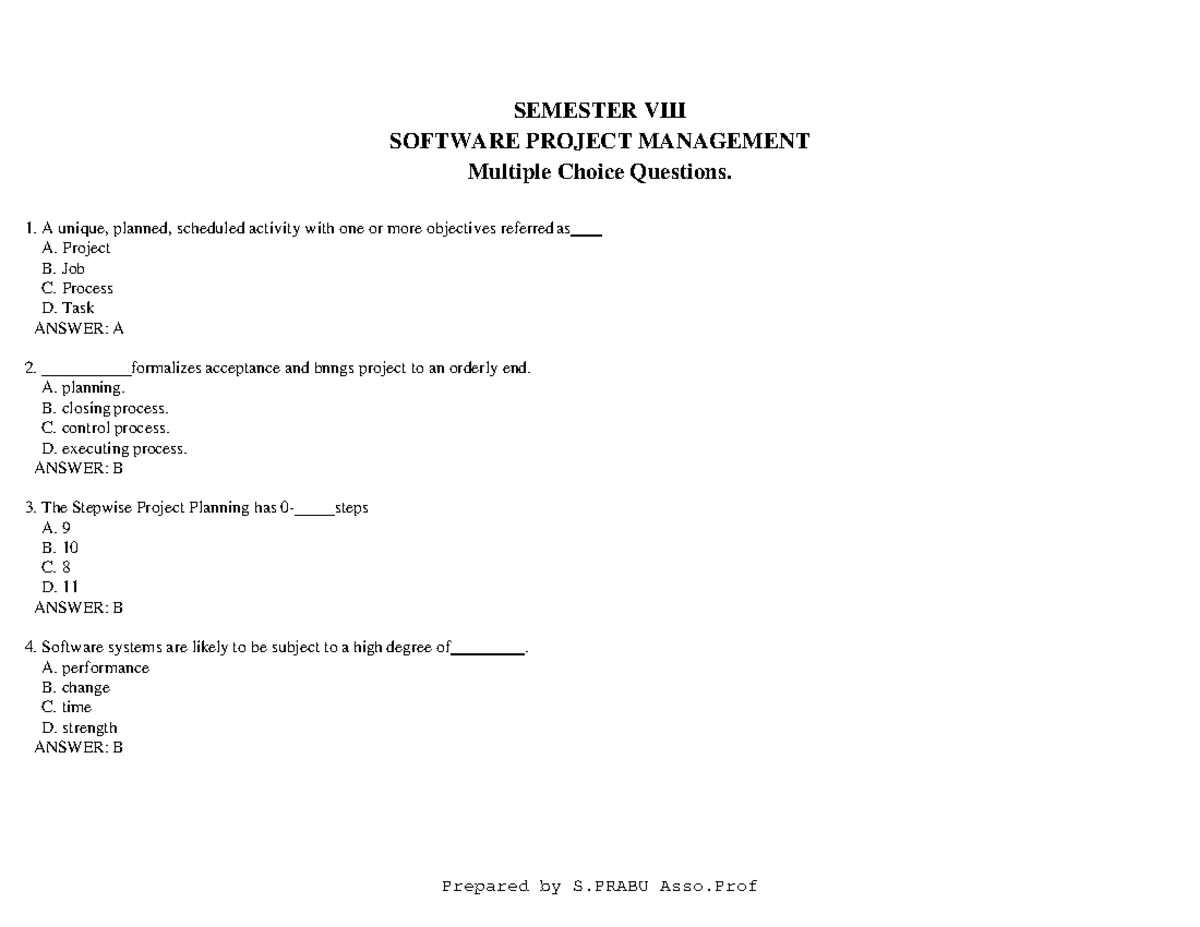 multiple choice questions on cocomo model