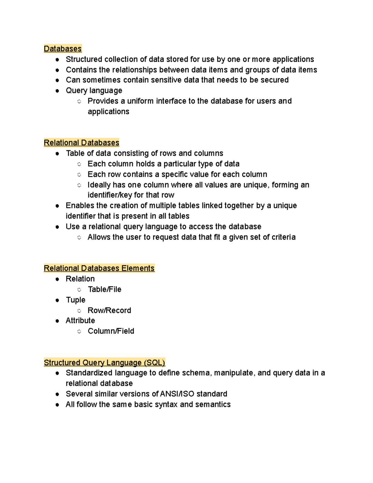 Database And Data Center Security - Databases Structured Collection Of ...