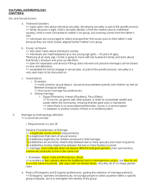 Cultural Anthropology Chapter 1 and 2 - CHAPTER 1 – WHAT IS ...