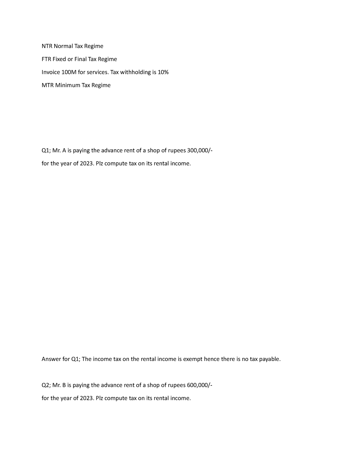 rent-tax-question-ntr-normal-tax-regime-ftr-fixed-or-final-tax-regime