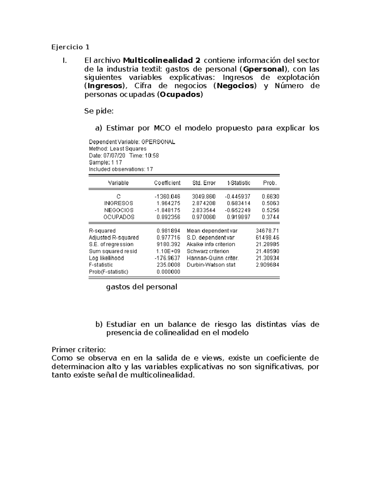 Practica Econometria - Material Practico Y De Estudio Para La Clase De ...