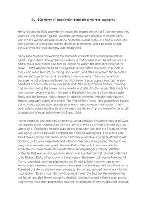 Cie igcse history 0470 theory v1 znotes - POI3015 - KingsU - Studocu