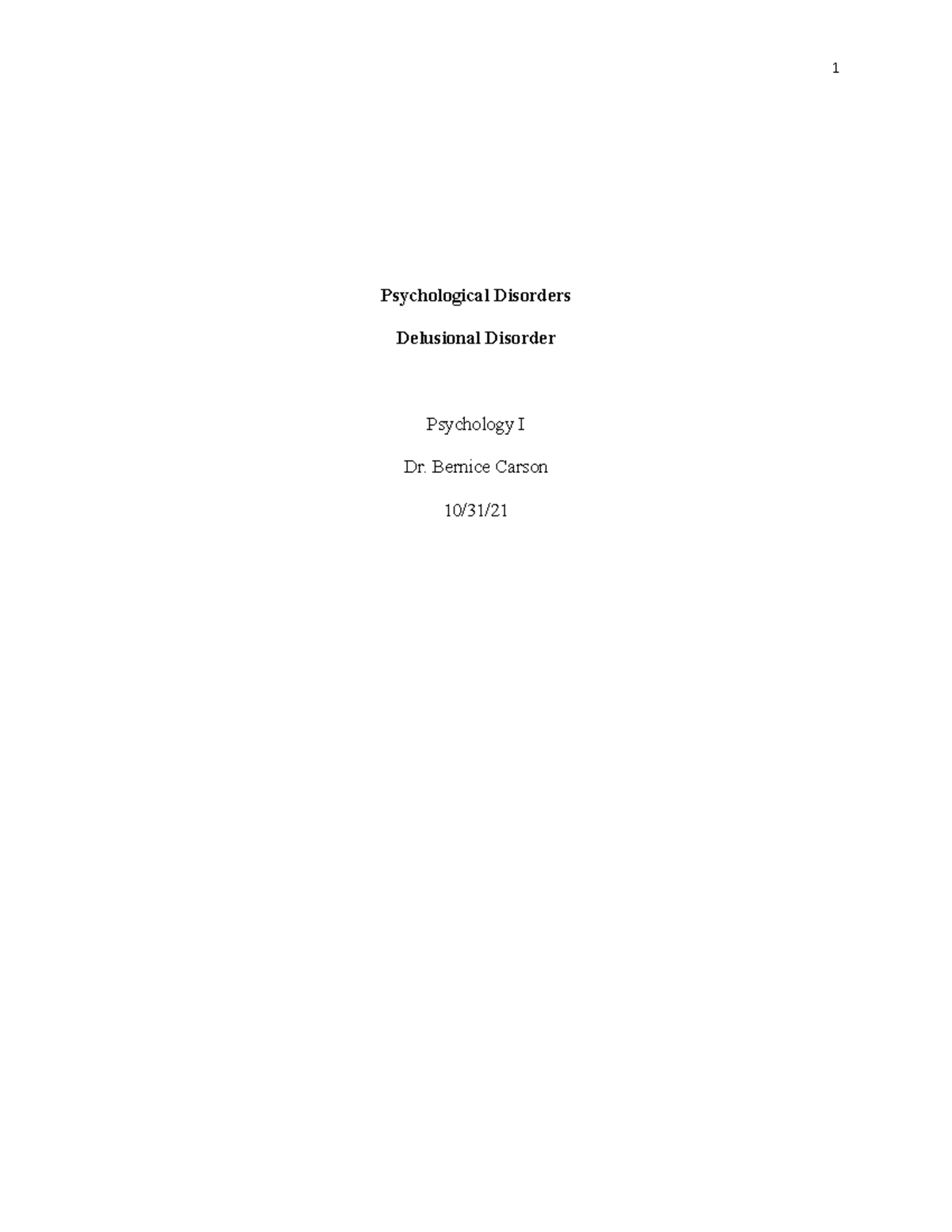 delusional-disorder-paper-psychological-disorders-delusional-disorder-psychology-i-dr-bernice