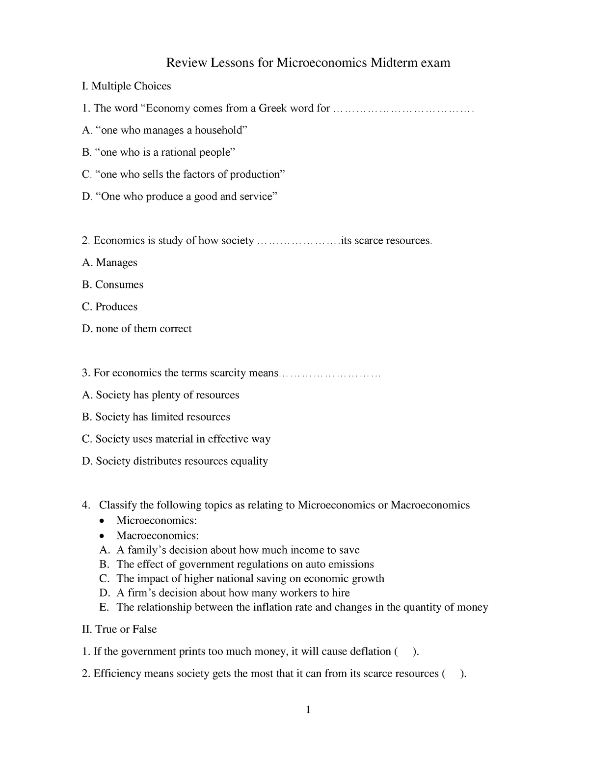 review-lessons-for-microeconomics-midterm-exam-multiple-choices-the