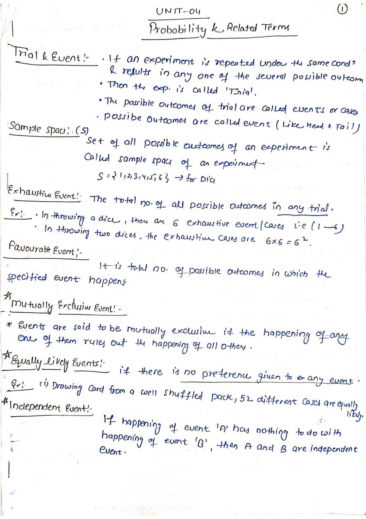 Maths Unit 4 - Study - B.tech - Studocu