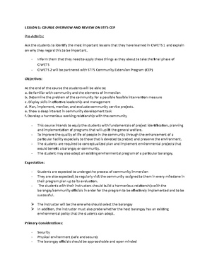 Session#4-5 (Monitoring And Mentoring SAS) NST 016: NSTP CWTS 2 ...