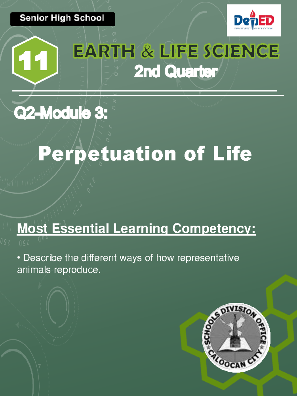 Q2-W3- Perpetuation OF LIFE - Perpetuation of Life Most Essential ...