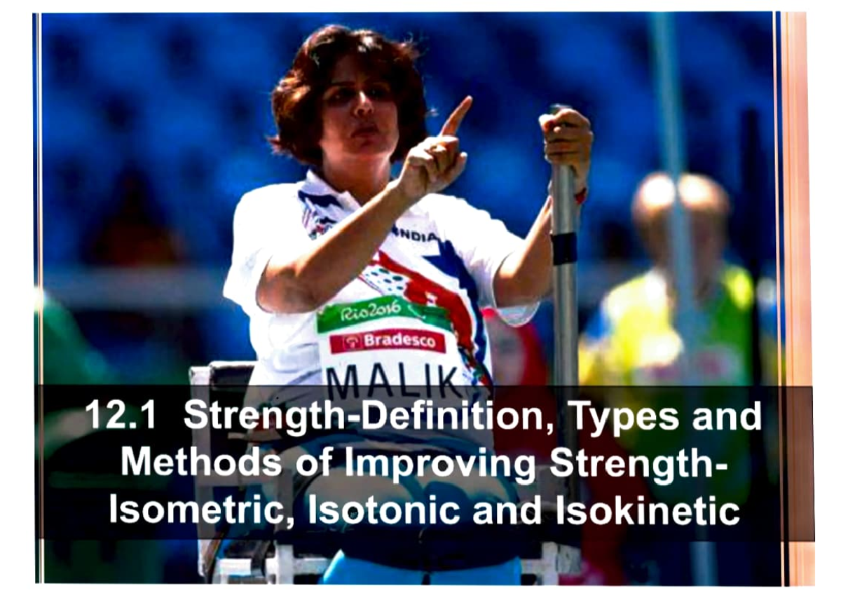 Types &Methods to Develop Strength - Rio2o Bradesco MA 12 Strength ...