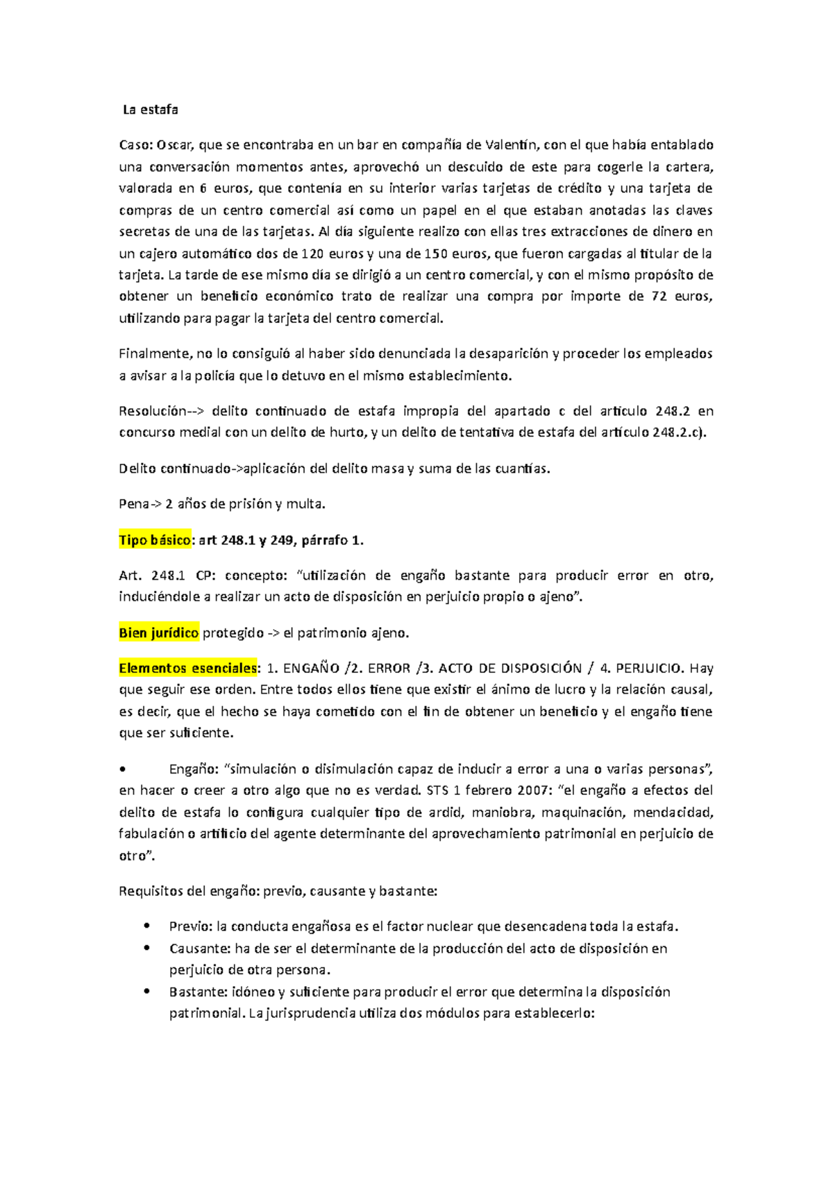 La Estafa - La Estafa Caso: Oscar, Que Se Encontraba En Un Bar En 