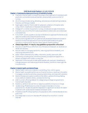 Psych Medications Review - MENTAL HEALTH MED EXAM ANTIDEPRESSANTS: SSRI ...
