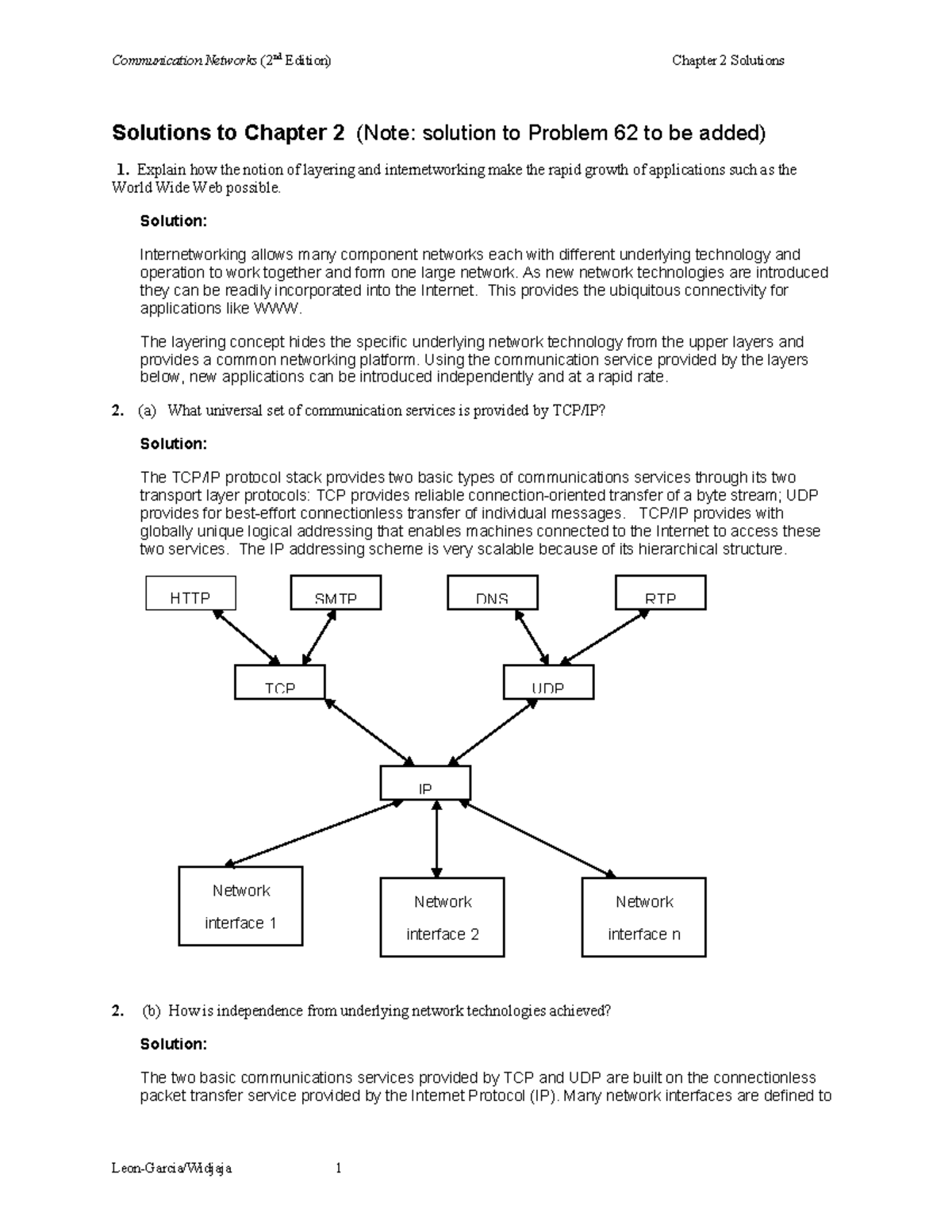 LGW2ECh2Solutions - Solutions to Chapter 2 problems - Solutions to ...