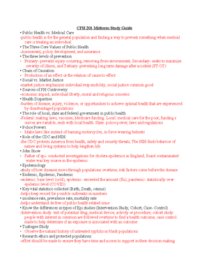 Week 14 Lecture Notes - Chapter 31 Top 10 Public Health Achievements of ...