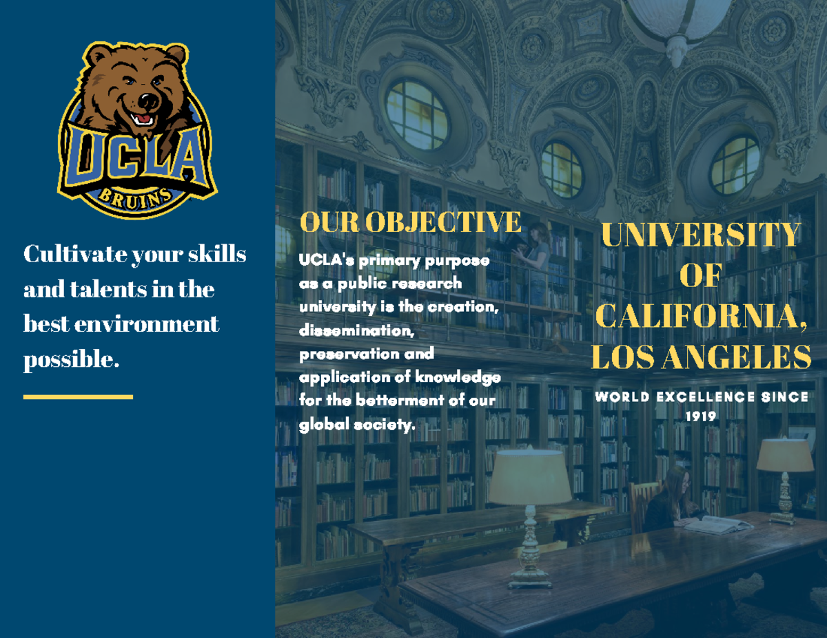 University Of California, Los Angeles - Cultivate Your Skills And ...