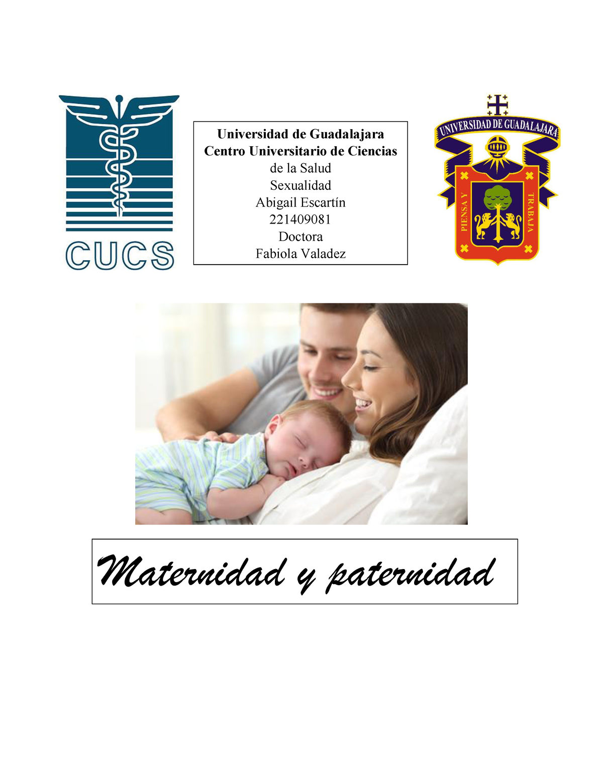 Infografía De Maternidad Y Paternidad Universidad De Guadalajara Centro Universitario De 6300