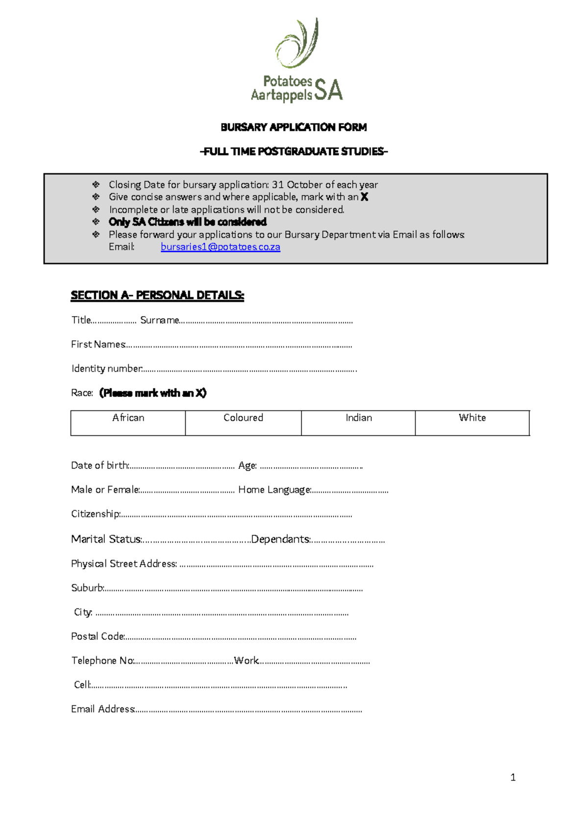 potatoes-sa-bursary-application-form-postgraduate-studies-bursary