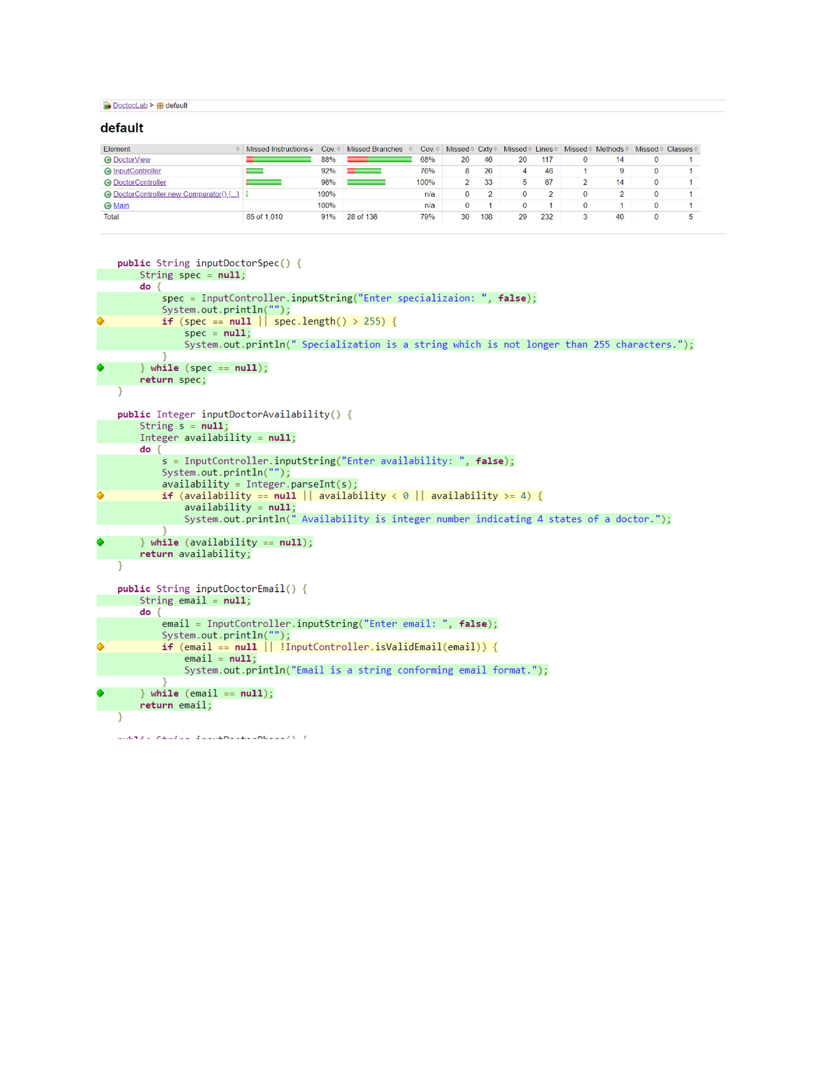 programming assignment checking coverage with jacoco coursera